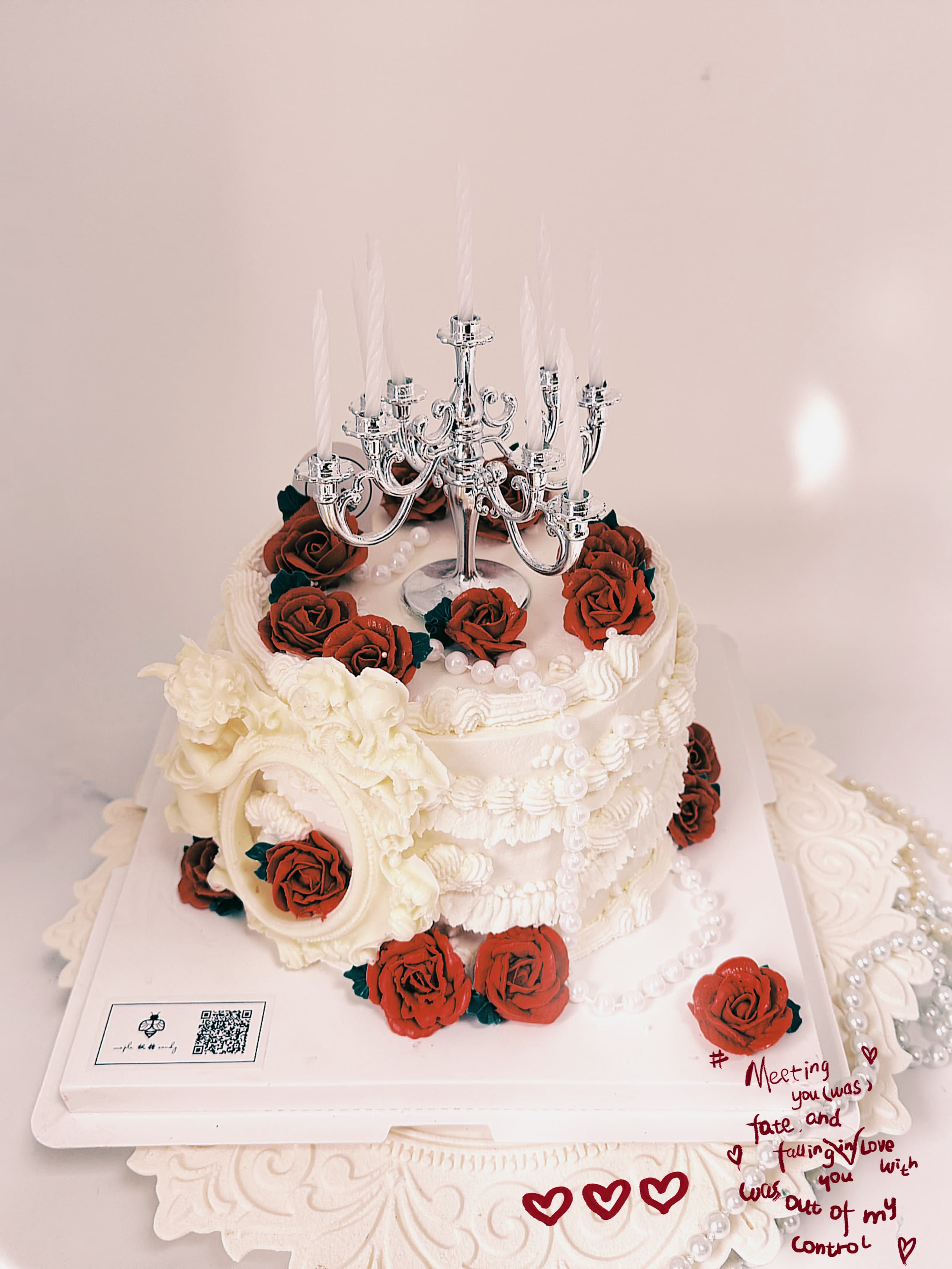 rose cake